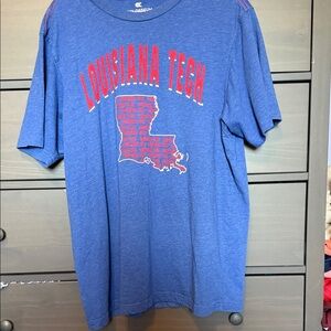 Colosseum Blue Louisiana Tech Graphic Tee